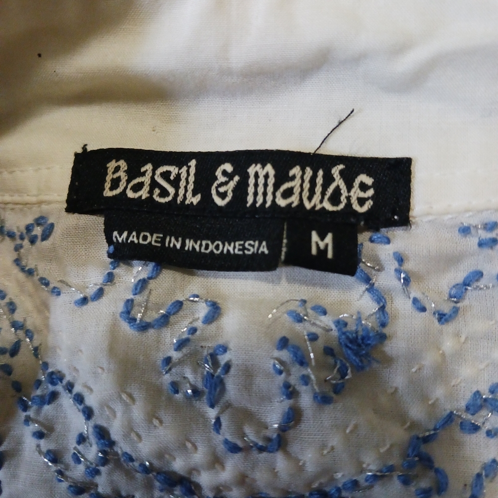 Anthropologie Basil & Maude button down shirt - Picture 8 of 9